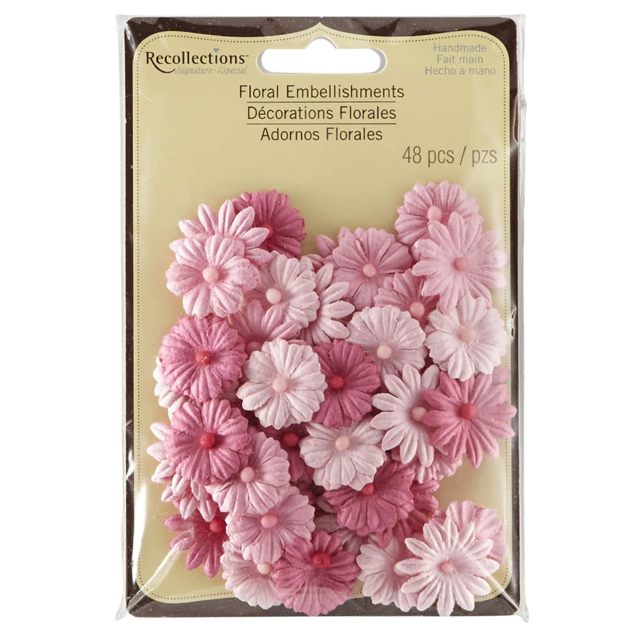 12 Packs: 48 ct. (576 total) Daisy Floral Embellishments by Recollections™